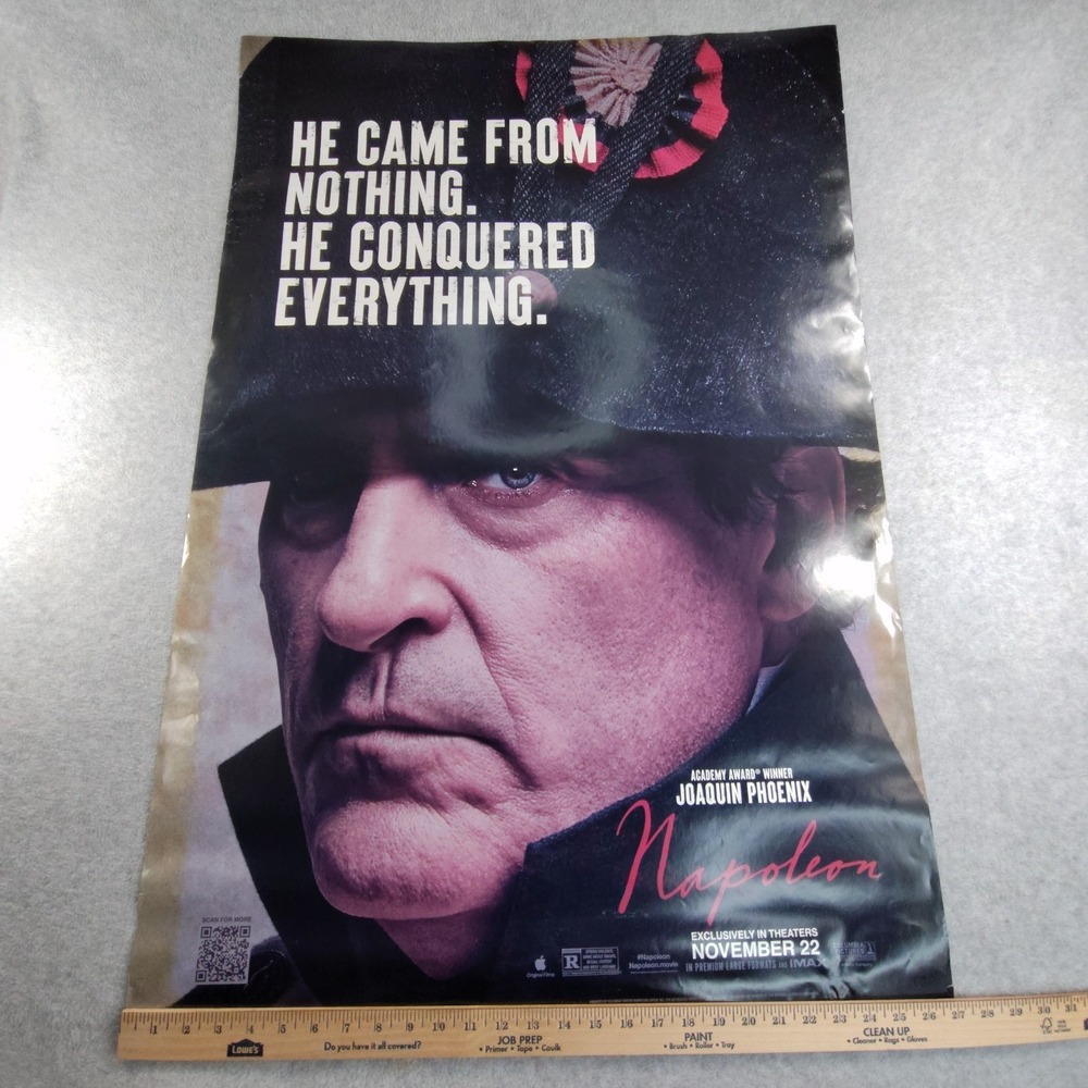NAPOLEON Joaquin Phoenix Vanessa Kirby‎ Movie Theater  poster Backward BP.0CW003